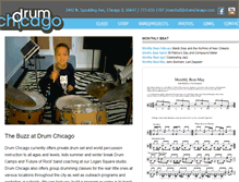 Tablet Screenshot of drumlessonsinchicago.com